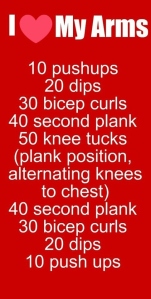 Arms workout